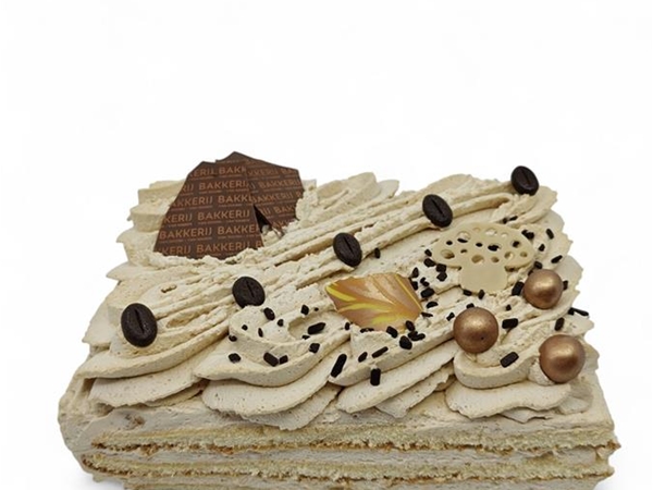 Trakteertaart Mokka 8 pers.